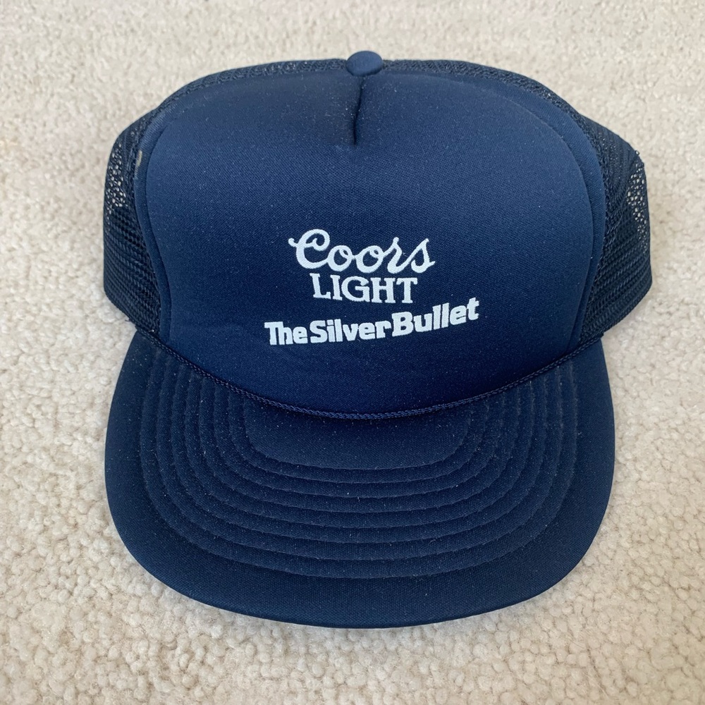 Retro Coors Solver Bullet Trucker SnapBack Hat